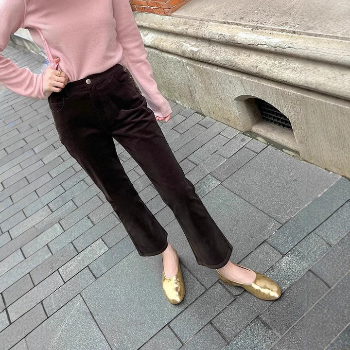 Women's Comfortable and Stylish Fabric Trousers Mune Fashion
