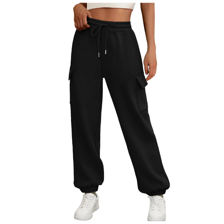 Women's nano cargo jogger with high comfort waistband, drawstring and applied flap pockets Mune Fashion
