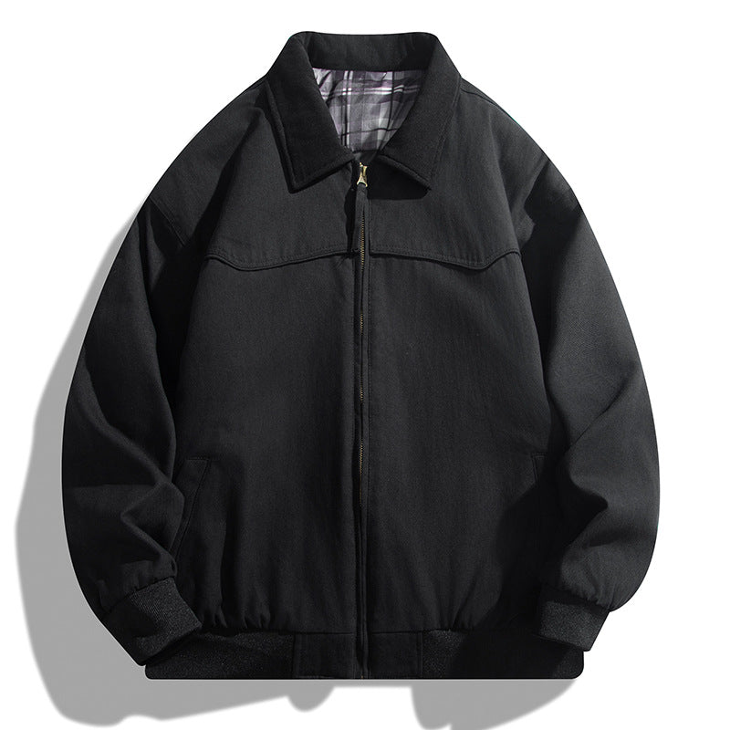 Men's Casual Quilted Jacket with Collar Mune Fashion