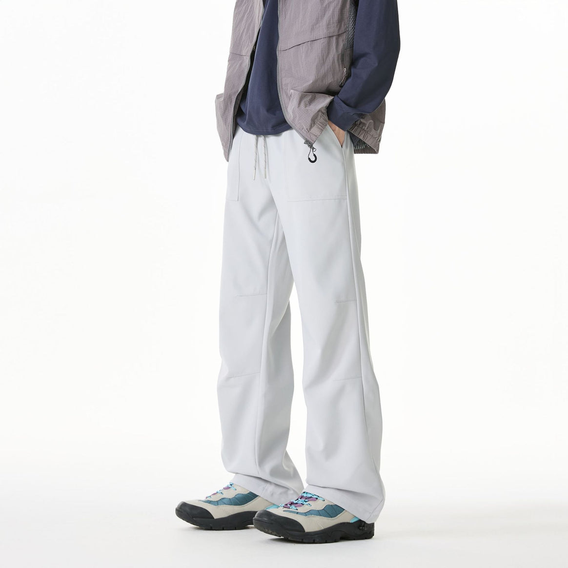 Herren Jogging-Cargohose mit elastischem Bund und verstellbarem Saum Mune Fashion