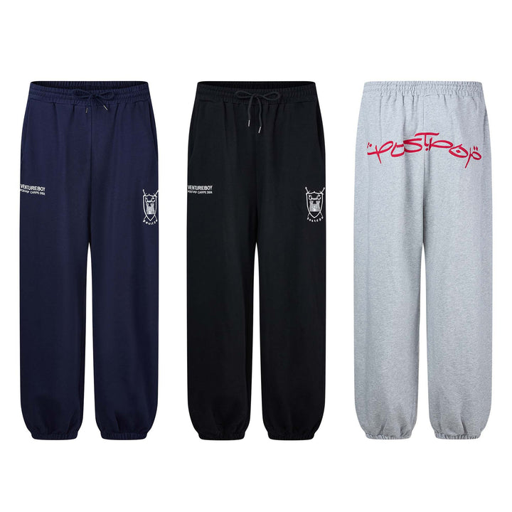 Women’s lounge jogging pants with elastic waistband, drawstring and gathered leg endings Mune Fashion