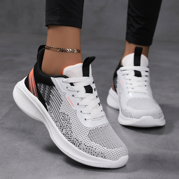 Women's ultra-lightweight knit walking sneakers with anatomical rolling sole and ultra-soft comfort insole Mune Fashion