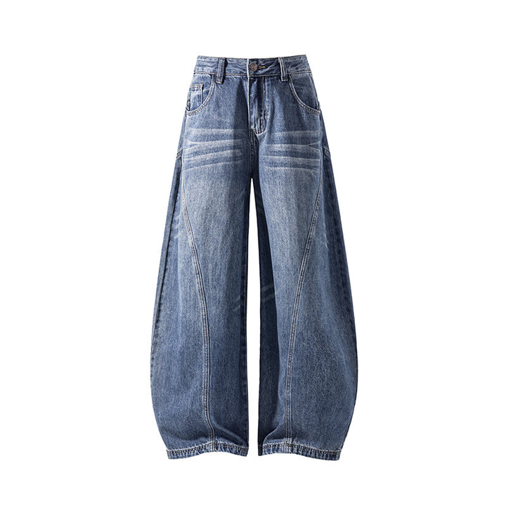 Women Wide-Cut Denim Culotte Mune Fashion