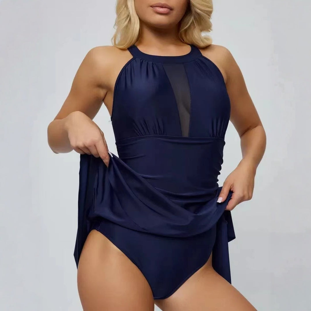 Ladies elegant sports swimsuit with voluminous skirt Mune Fashion