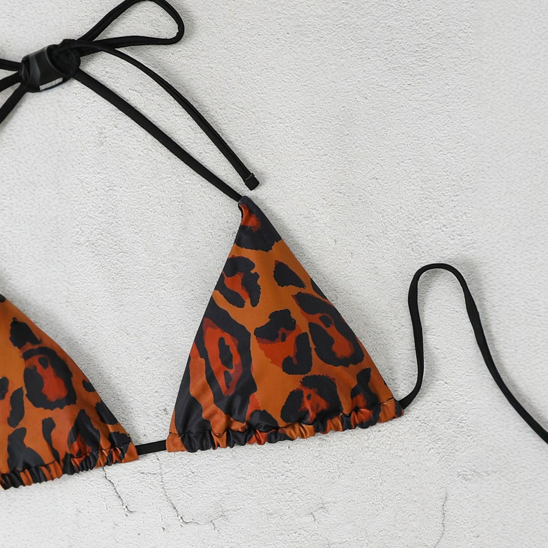 Women's Triangle Bikini with sophisticated tie straps Mune Fashion