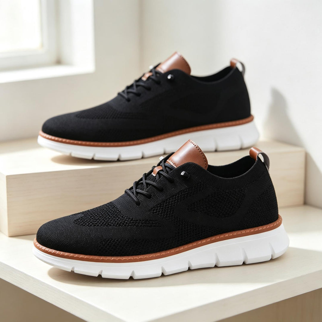 Men's Breathable Sneakers with Flexible Sole Mune Fashion