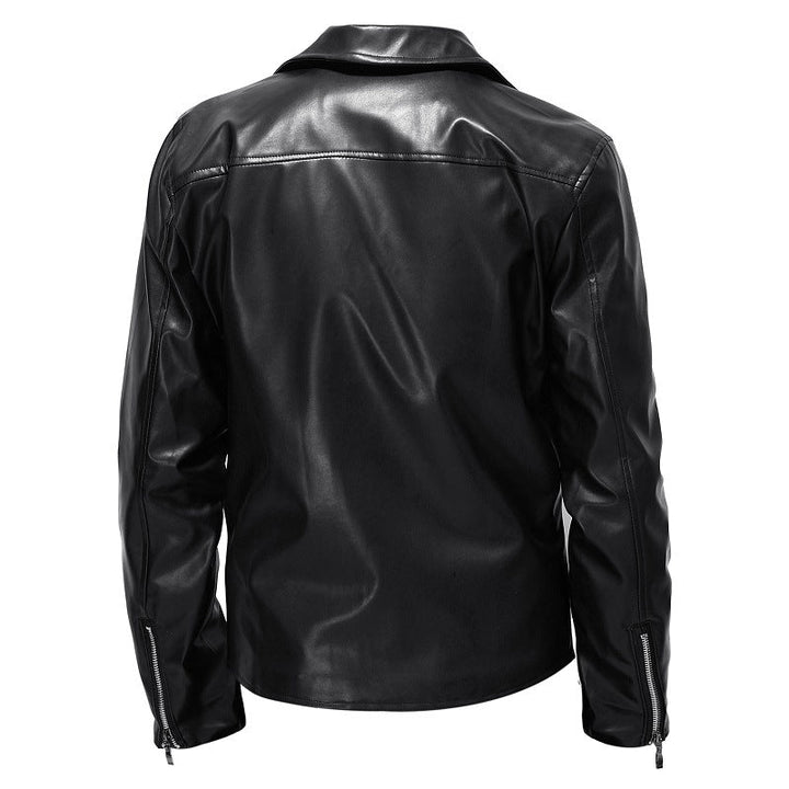 Men's Biker Jacket Made Of High-Quality Synthetic Leather Mune