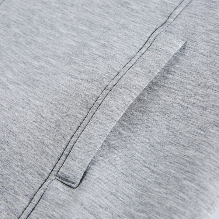 Unisex Boxy-Zip-Sweat jacket with shirt collar, concealed seams, and slit pockets Mune Fashion