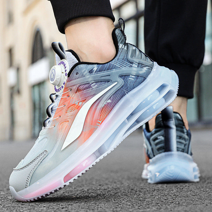 Men's Urban Comfort Sneaker with visible air chamber, transparent TPU overlay, and adaptive rotary closure Mune Fashion