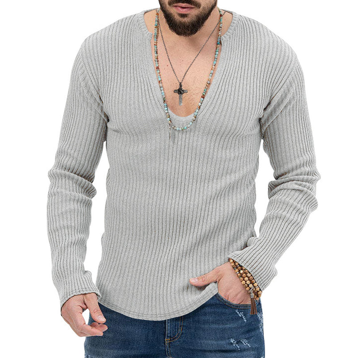 Men's lightweight fleece shirt jacket with snap button placket and side pockets Mune Fashion