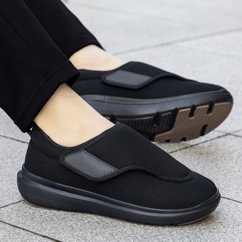 Men's Breathable Slip-On Sneakers with Velcro Closure Mune Fashion