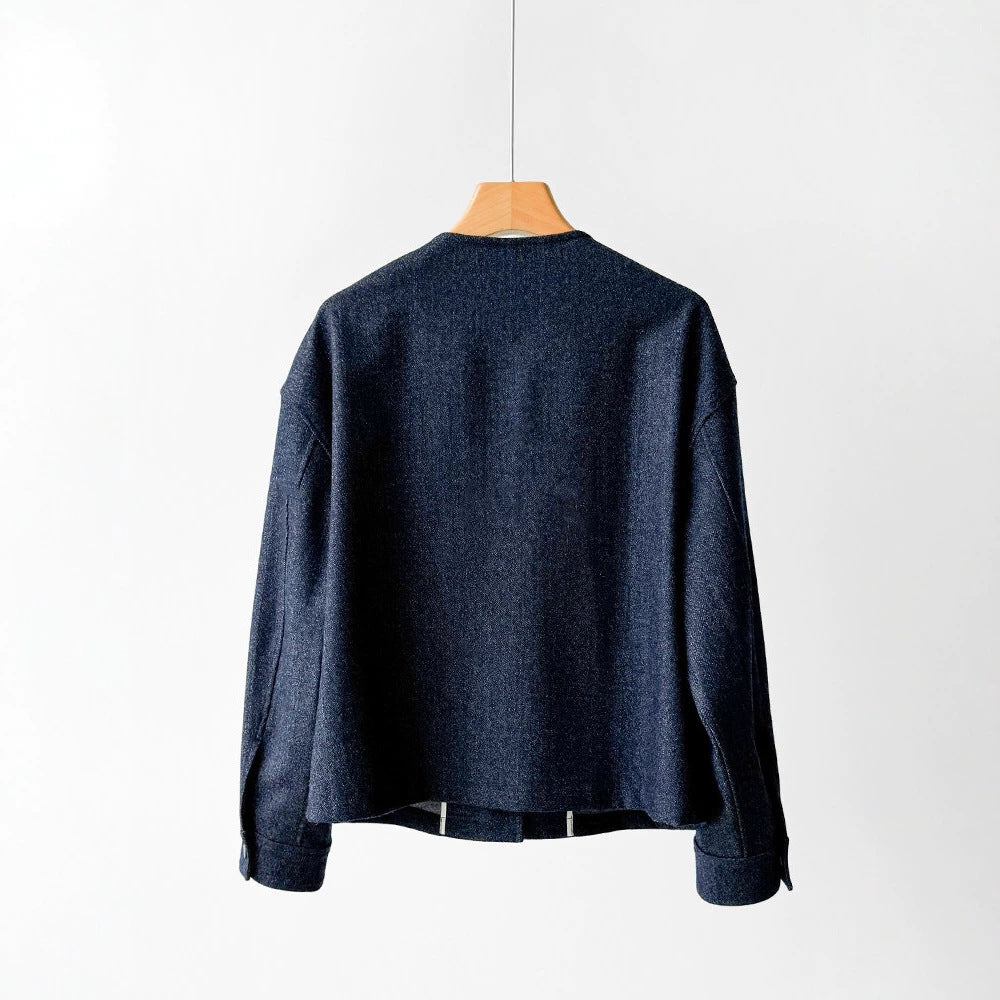 Women Fashion Jacket with Buttons and Practical Pockets Mune Fashion
