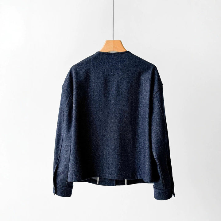 Women Fashion Jacket with Buttons and Practical Pockets Mune Fashion