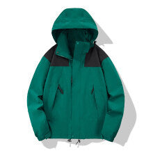 Men's water-repellent softshell jacket with hood, adjustable hem, and multifunction pockets Mune Fashion