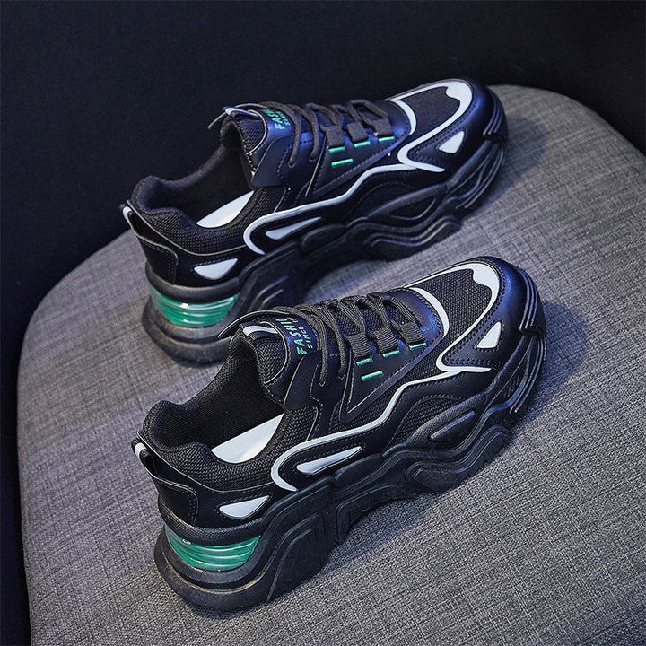 Women's Sporty Chunky Sneakers with Breathable Surface Structure Mune Fashion