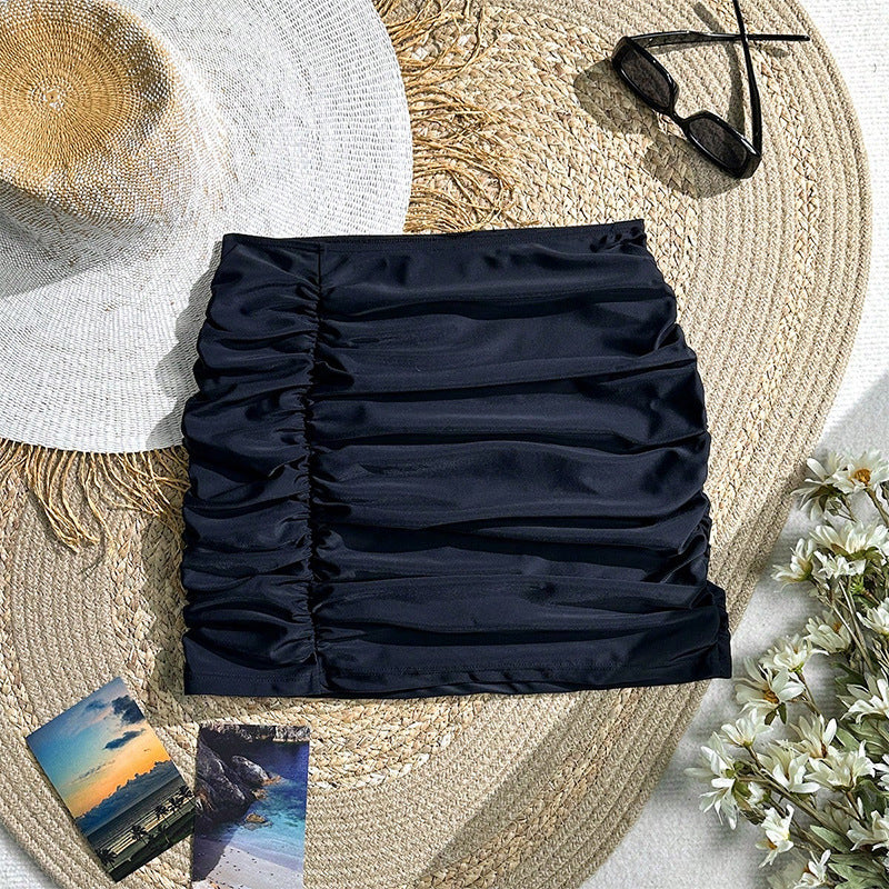Ladies High Quality Ruffle Shorts with Elastic Waistband Mune Fashion