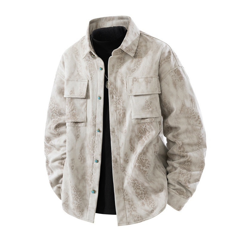 Men's Casual Leather Jacket Mune Fashion