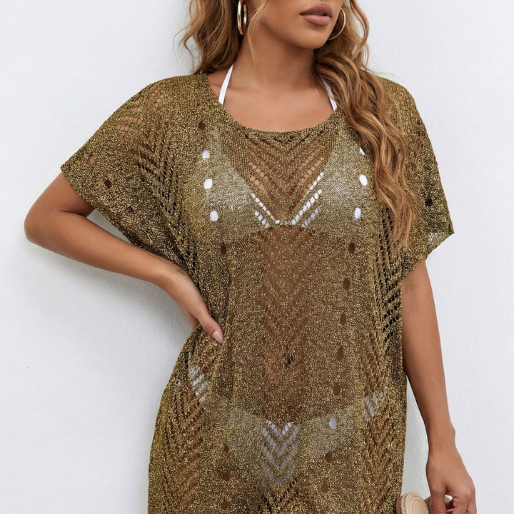 Ladies elegant crochet beach cover-up Mune Fashion