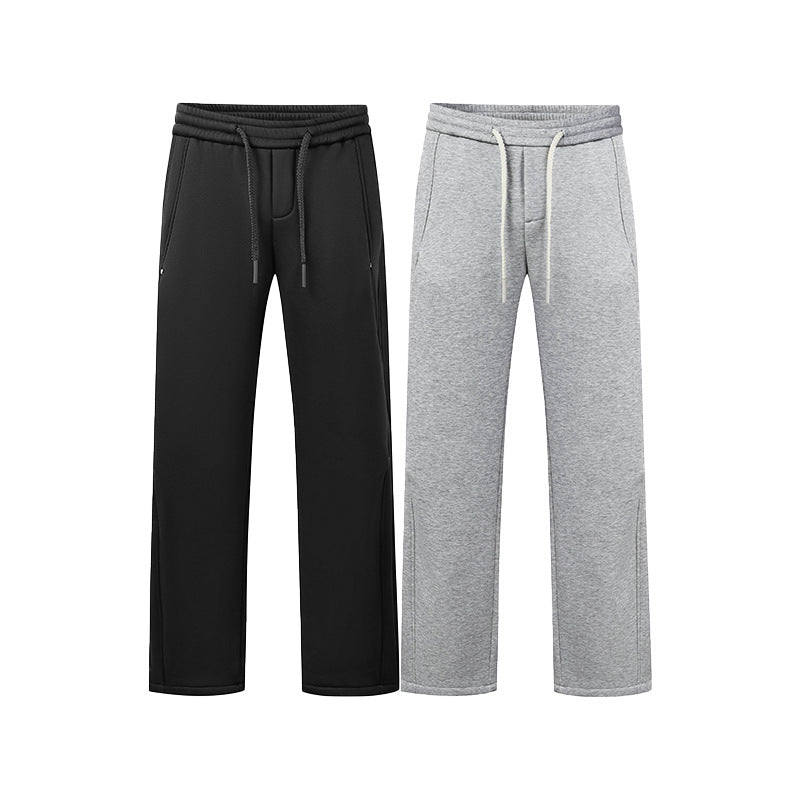 Unisex locker cut sweatpants with straight leg, elastic waistband and stitched back pockets Mune Fashion