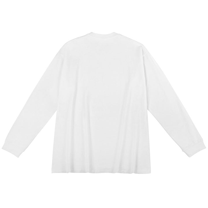 Unisex Oversized Long Sleeve Basic Shirt made of Organic Cotton with Round Neck Mune Fashion