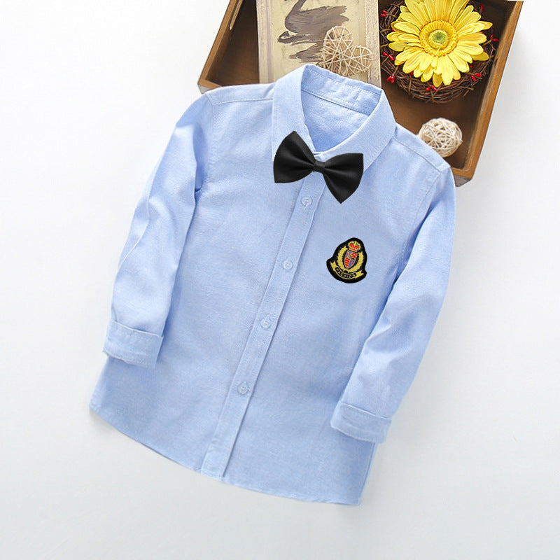 Women Classic Shirt with Elegant Embroidery Mune Fashion