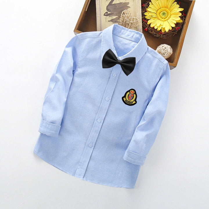 Women Classic Shirt with Elegant Embroidery Mune Fashion