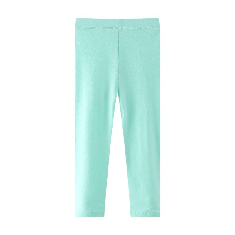 Girls leggings made of elastic jersey material Mune Fashion