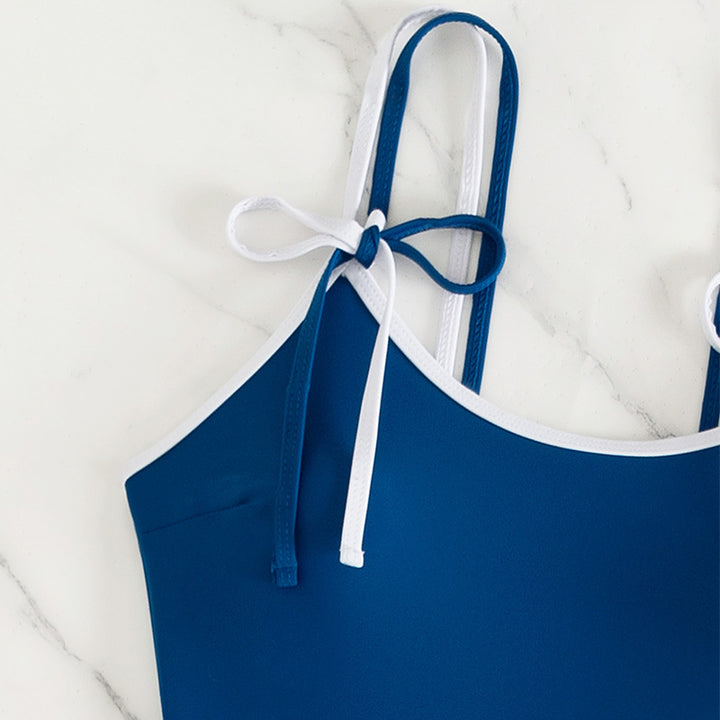 Women's One-Piece Swimsuit with Playful Ties Mune Fashion