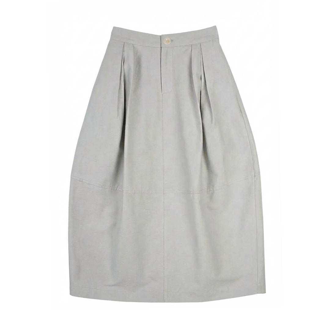Damen Eleganter Midirock mit Falten Mune Fashion