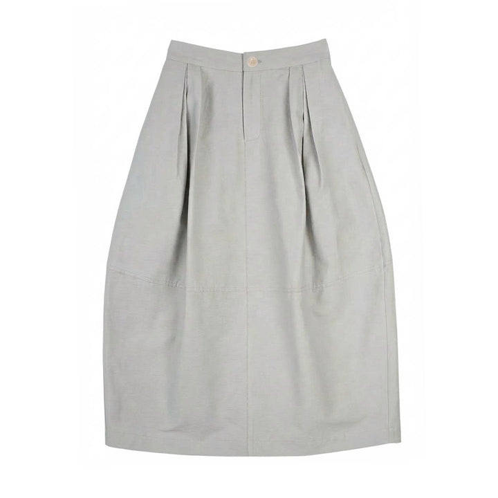 Damen Eleganter Midirock mit Falten Mune Fashion