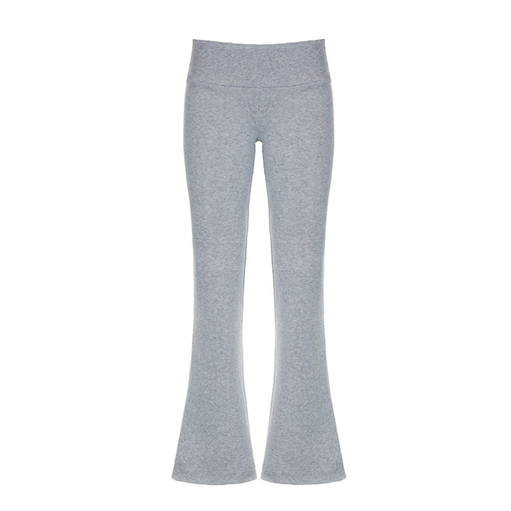 Women's soft high-waist yoga flared pants with a flared leg and stretch waistband Mune Fashion