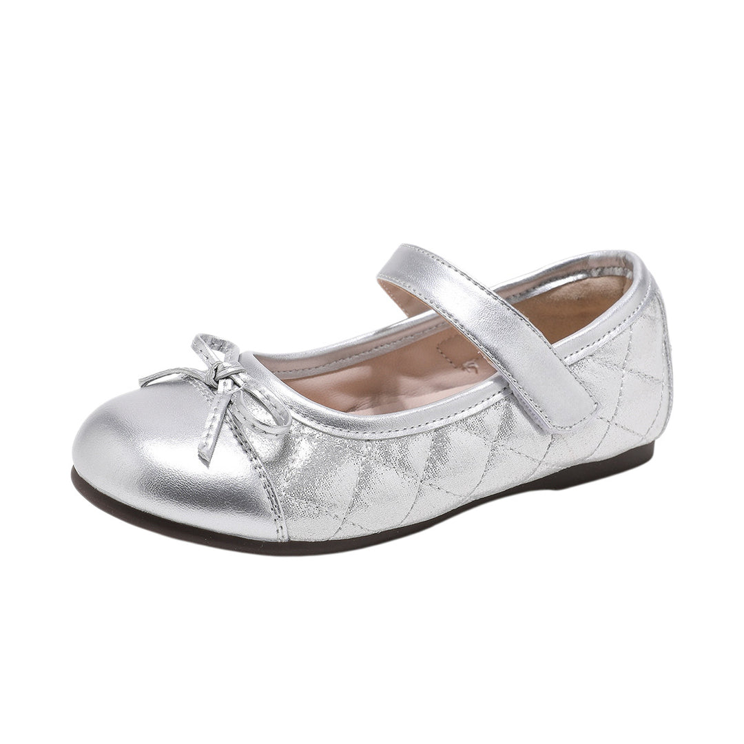 Girls Mary Jane Ballet Flats with shiny upper material Mune Fashion