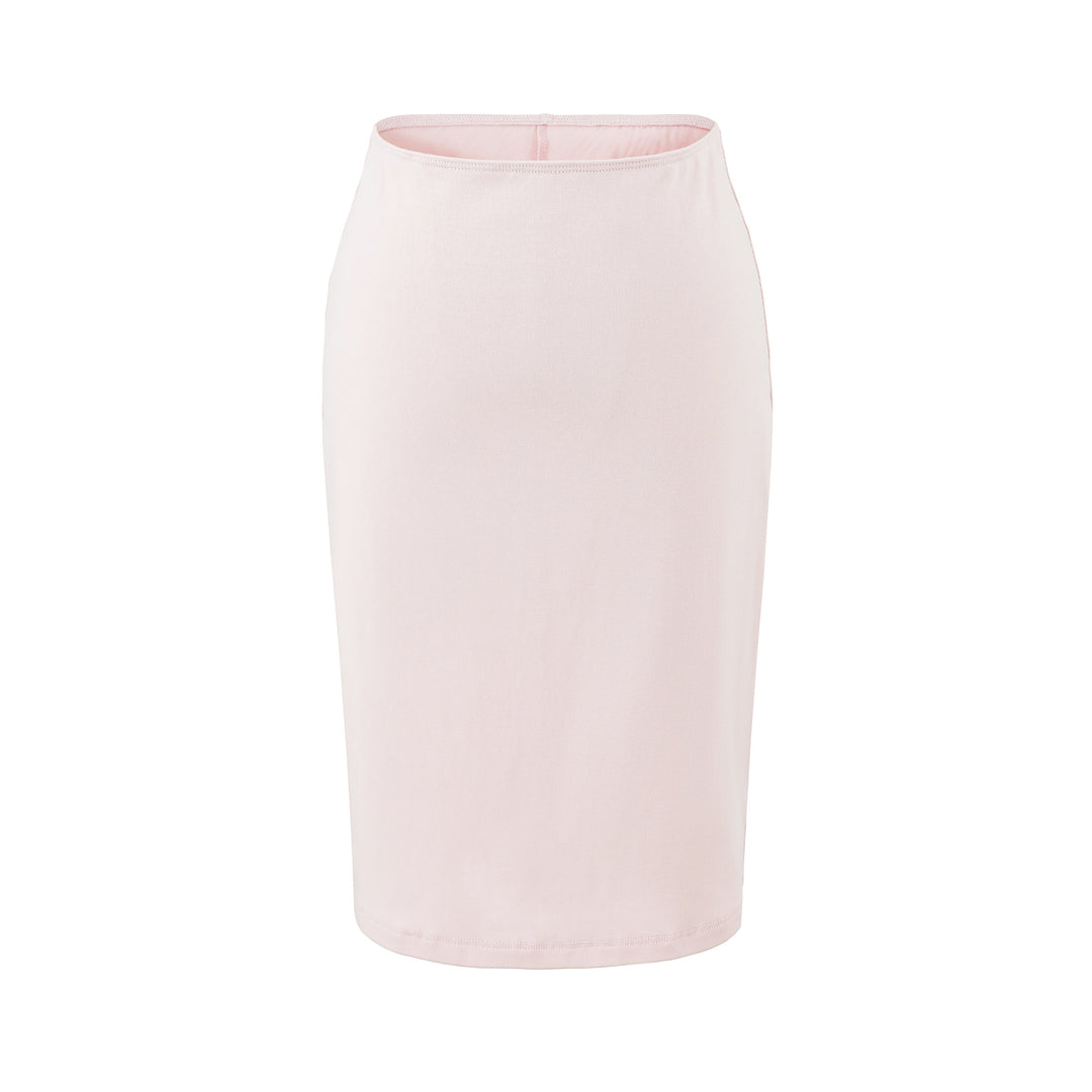 Ladies' Fitted Midi Skirt made of Fine Knitwear with Elastic Waistband Mune Fashion