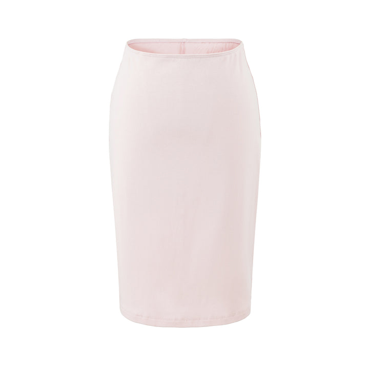 Ladies' Fitted Midi Skirt made of Fine Knitwear with Elastic Waistband Mune Fashion
