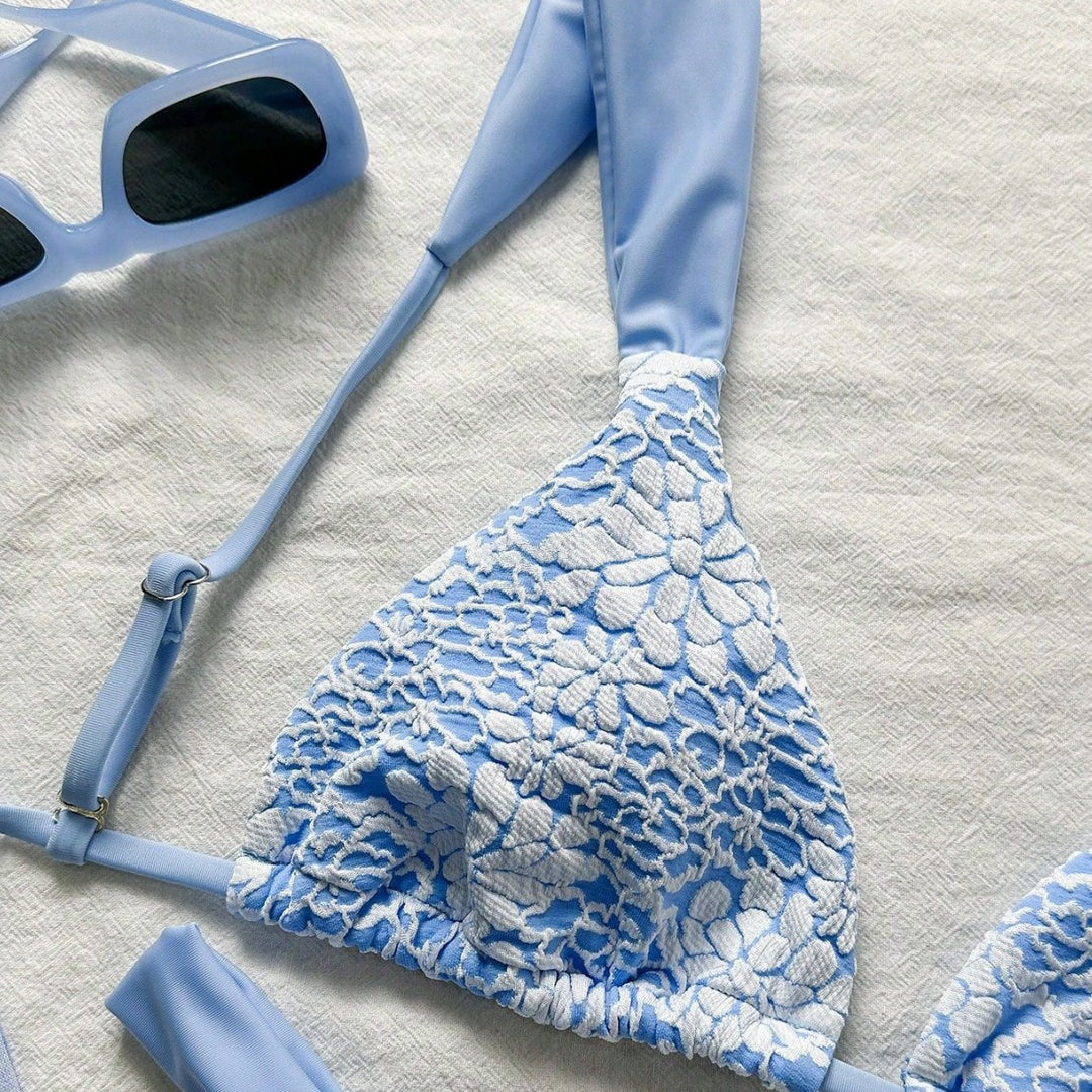 Women Lace Triangle Bikini Mune Fashion