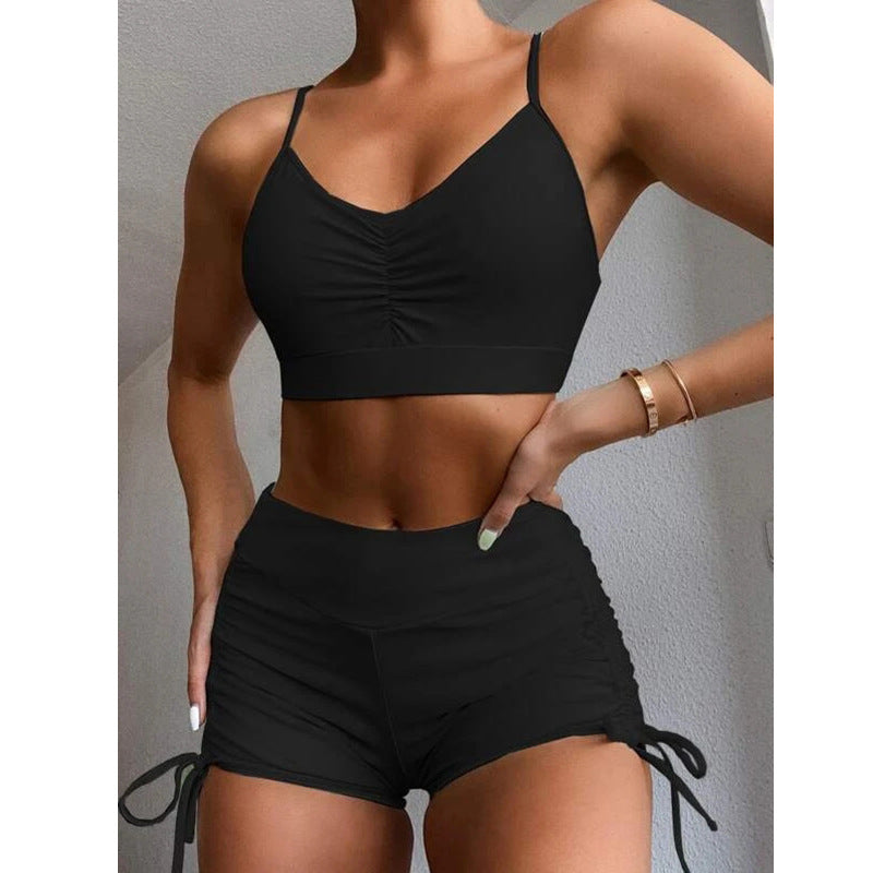 Women High-Quality Sport Bikini Set with Knot Detail Mune Fashion