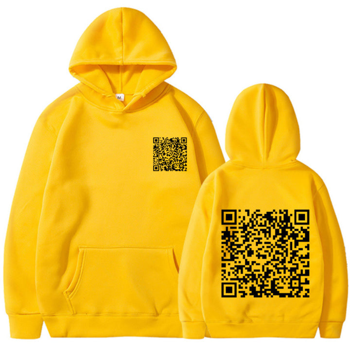 Women's Sporty Hoodie with QR Code Mune Fashion