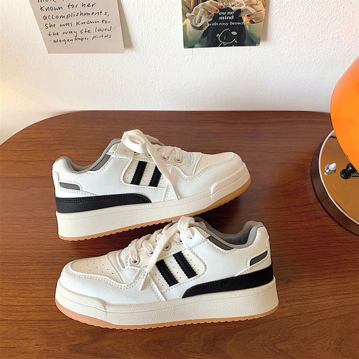 Women's Sporty Sneakers with Cushioning Comfort and Trendy Accents Mune Fashion