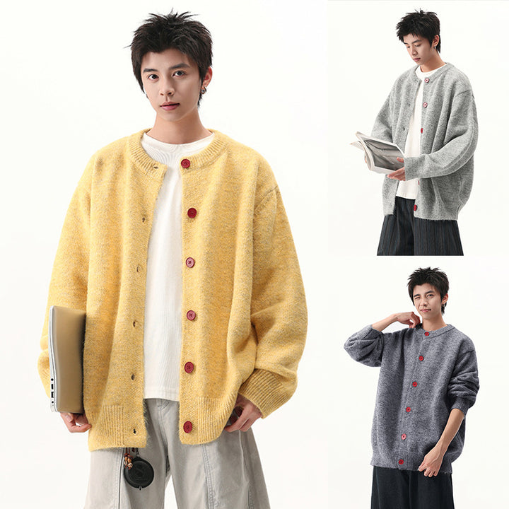 Unisex Oversized Cardigan with Buttons Mune Fashion
