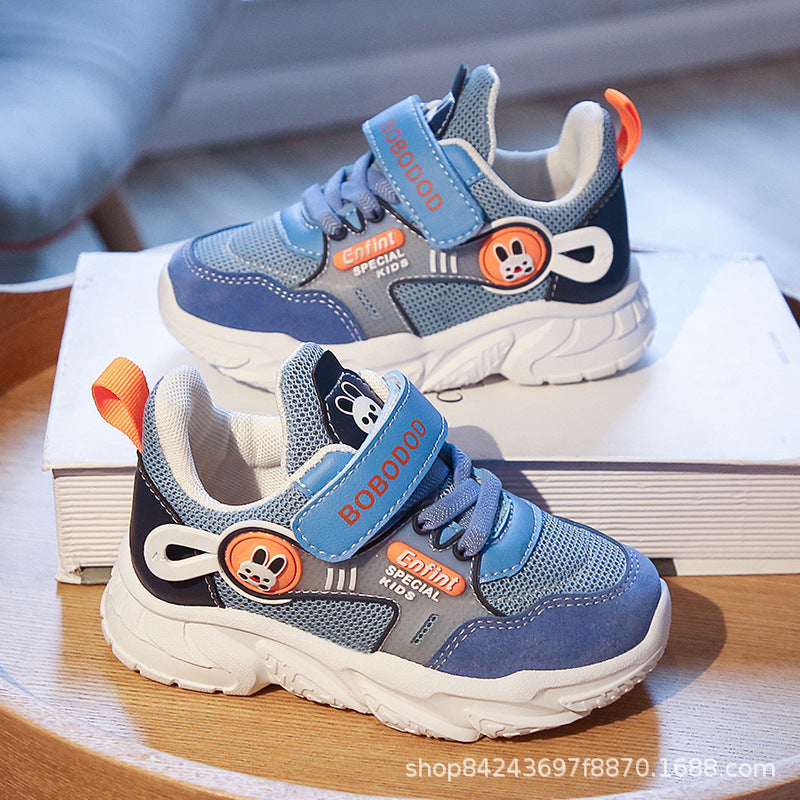 Women's sporty children's sneakers with practical Velcro fasteners and cute appliqués Mune Fashion