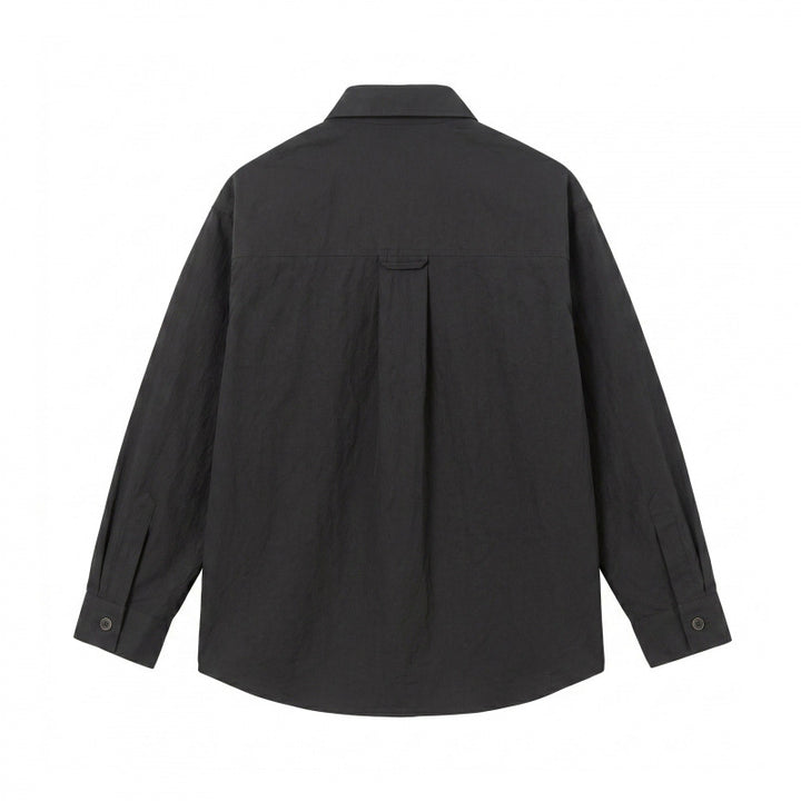 Unisex Boxy Overshirt with large patch pockets and shirt collar Mune Fashion