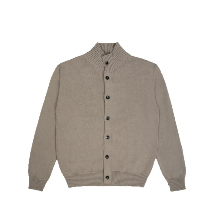 Men's cardigan with stand-up collar and button placket Mune Fashion