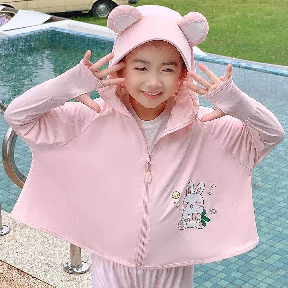 Girl's practical hooded jacket with animal ears Mune Fashion