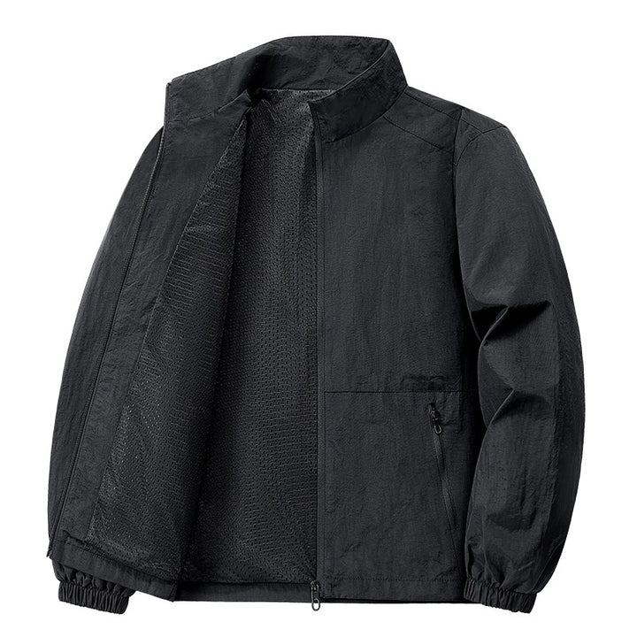 Men's Lightweight Casual Jacket with Narrow Collar Mune Fashion