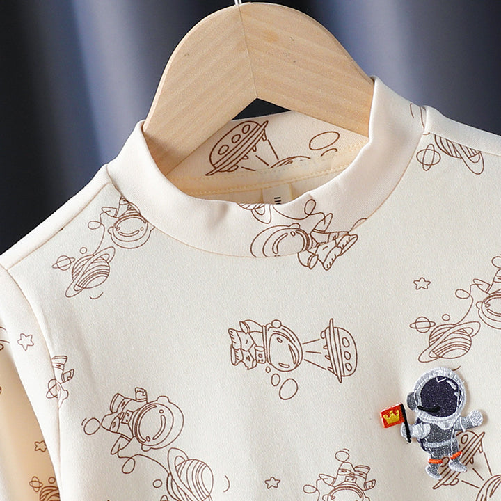 Boys long-sleeved astronaut T-shirt Mune Fashion