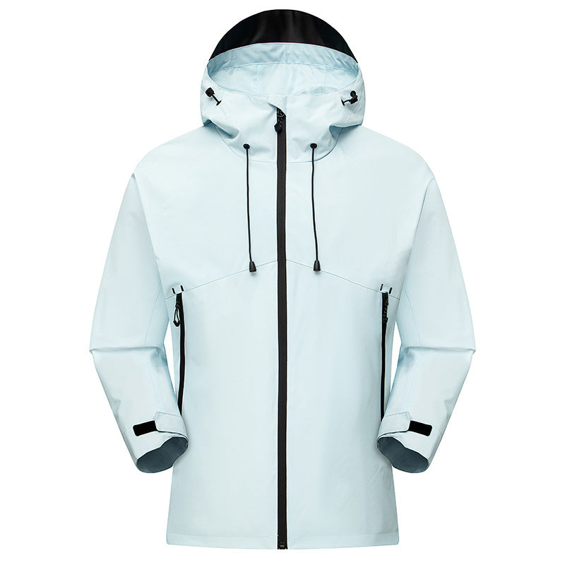 Men's Waterproof High-Visibility Shell Parka with Breathable Membrane, Adjustable Hood and Ventilation Mune Fashion