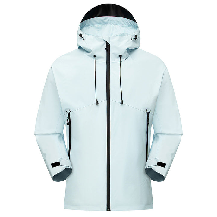 Men's Waterproof High-Visibility Shell Parka with Breathable Membrane, Adjustable Hood and Ventilation Mune Fashion