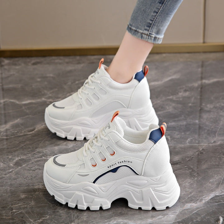 Women's Athletic Sneakers with Breathable Mesh Upper and Cushioning Sole Mune Fashion