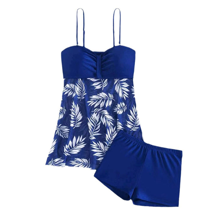 Women's Tankini Set with Floral Elements Mune Fashion
