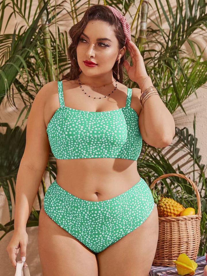 Women High-Cut Bikini with Playful Polka Dot Design Mune Fashion